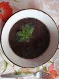 Sopita rápida de porotos negros