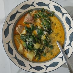 A picture of Zuppa Toscana (Veg Version).