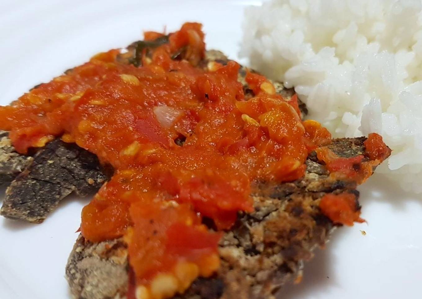Dendeng Panggang (oil free diet dr Joko Siswoyo)