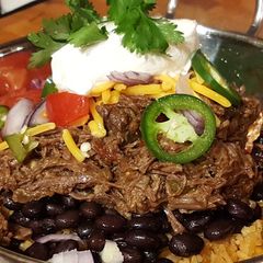A picture of Barbacoa Burrito Bowls.