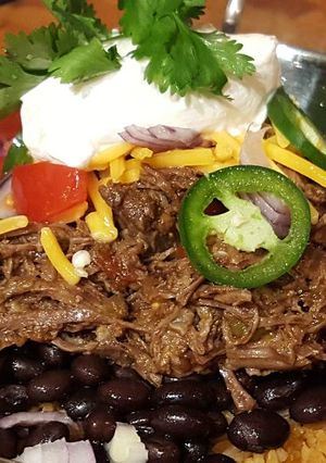 A picture of Barbacoa Burrito Bowls.