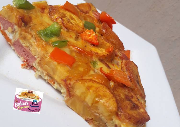 Recipe of Appetizing Plantain frittata | So Great Food Recipe From My Kitchen