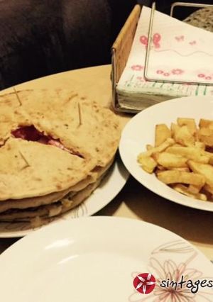 Φωτογραφία της συνταγής Pitta club με ομελέτα