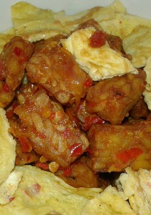 Foto resep Tempe Telur Pedas