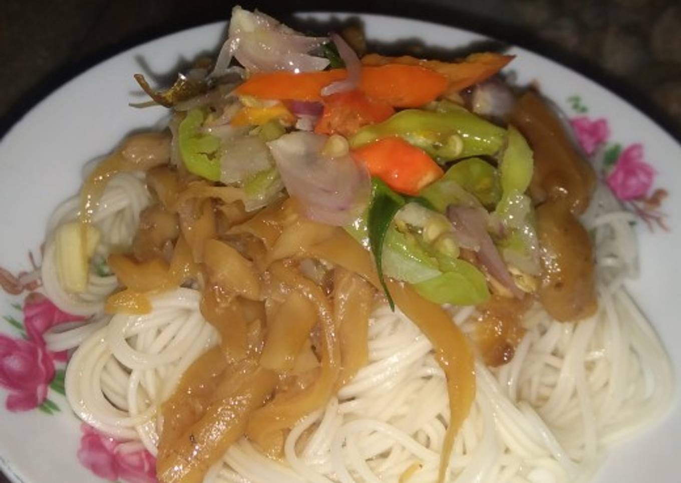 Sambel Matah Misoa jamur