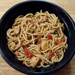 A picture of Spicy Vegetables Spaghetti.