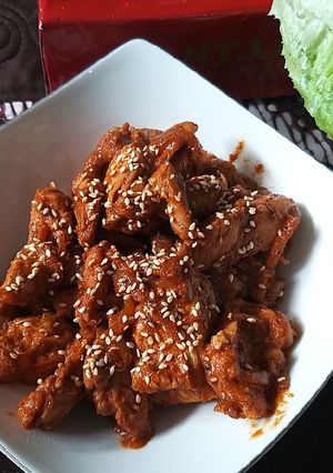 Foto resep Korean spicy chicken no minyak