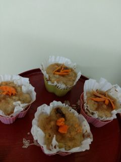 বনানা  ক্যারট মাফিন (banana carrot muffin recipe in Bengali) রেসিপির প্রধান ছবি