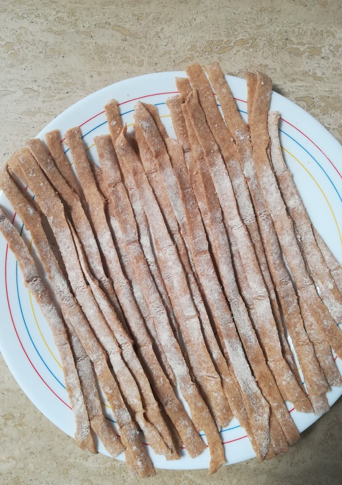Una foto de Pasta casera sin huevo