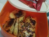 Roti panggang isi keju