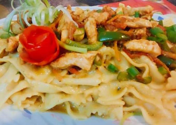 Recipe of Ultimate Pakistani Chicken Pasta - Easy Dinner Recipes for Family