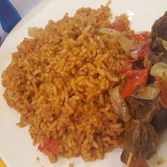 Jollof rice A picture of Jollof rice.