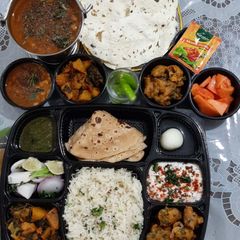 A picture of Special lunch thali.