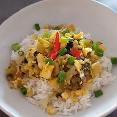 A picture of Anton Ego’s Pickled Sour Veggies Stir-fry with a Story #1.