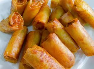 Hình của món Chả giò thịt trứng gà khoai môn.