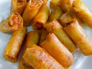 Chả giò thịt trứng gà khoai môn