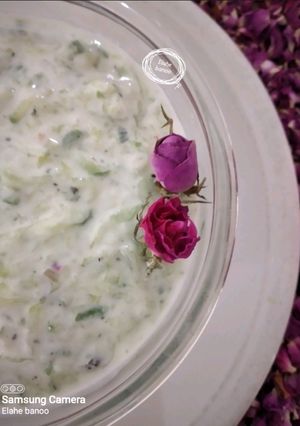 عکسی از دستور ماست خیار