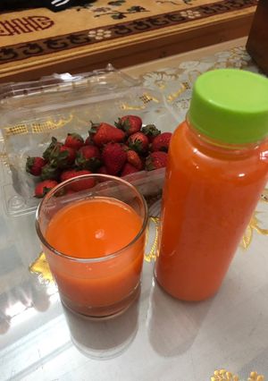 Hình của món Nước ép cà rốt cam.