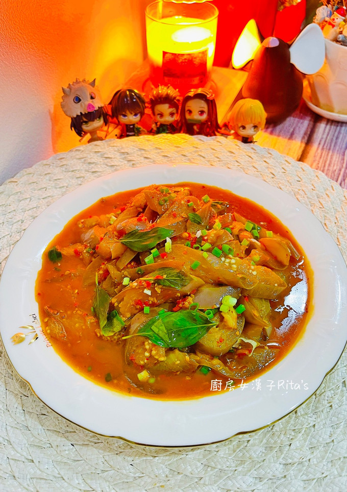 水煮茄子 的食譜成品照片
