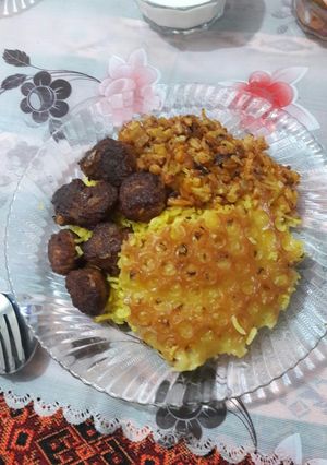 عکسی از دستور کلم پلو با کوفته قلقلی