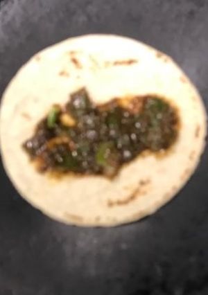 Una foto de Dobladas de rabitos de cebolla