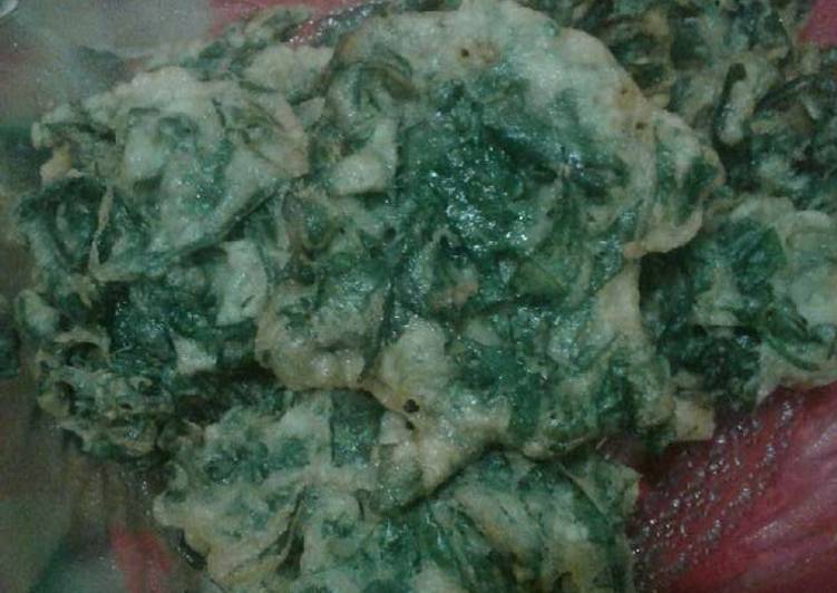 Resep masakan Bakwan Daun Singkong | Langkah Membuat Bakwan Daun Singkong Yang Enak Banget