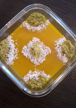 عکسی از دستور حلوای تَرَح تبریز