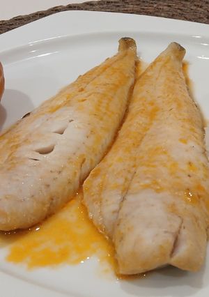 Foto principal de Menu completo: Arroz blanco con Merluza al vapor marinada y Manzana asada al aroma de Canela
