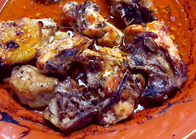 How to Prepare Homemade Frango do campo assado no forno