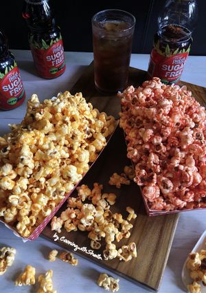 Foto resep Butter Keju & Jagung Bakar Popcorn