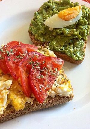 Una foto de Tostadas para el desayuno