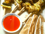 مشاوي التنور بالخضار