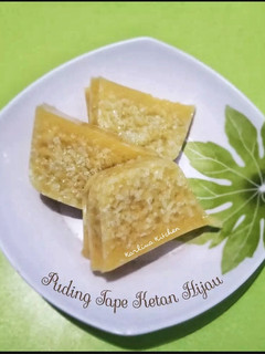 Foto resep Puding Tape Ketan Hijau (dengan Telur)