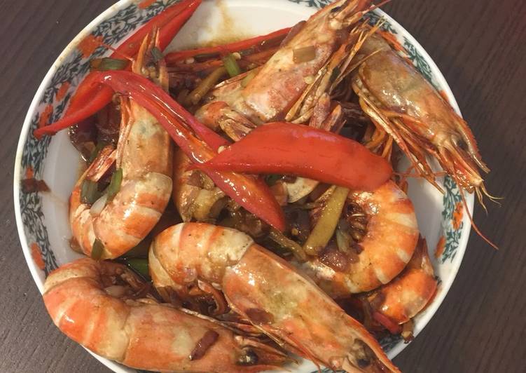 Recipe of Award-winning Ginger prawn