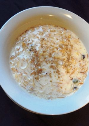 A picture of Vermicelli Payasam: பாயசம் / खीर.