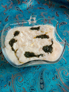 عکسی از دستور سوپ ماست ترکی(یایلا شور باسی)