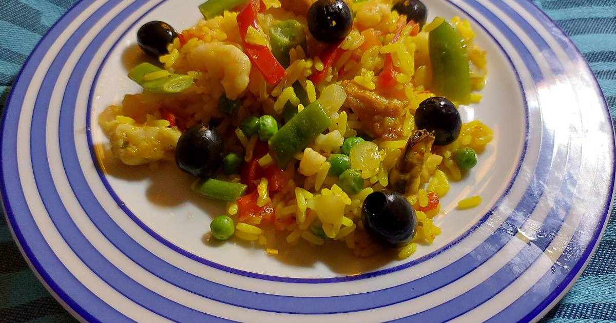 Ricetta Paella mixta alla valenciana di Fiorella Fiorenzoni Cookpad
