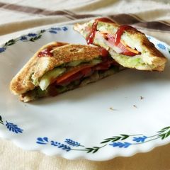 A picture of Vegetable sandwich.