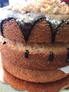 Una foto de Cake de Naranja con Chocolate blanco