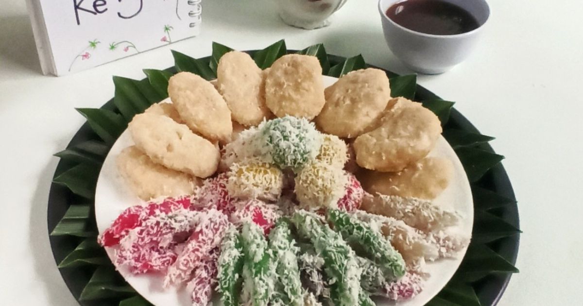 Set Menu Ultah Jajan Pasar (Klepon, Getas, Cenil Tapioka)