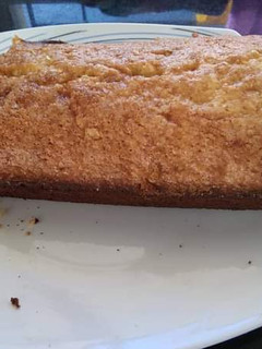 Una foto de Budín de coco y miel