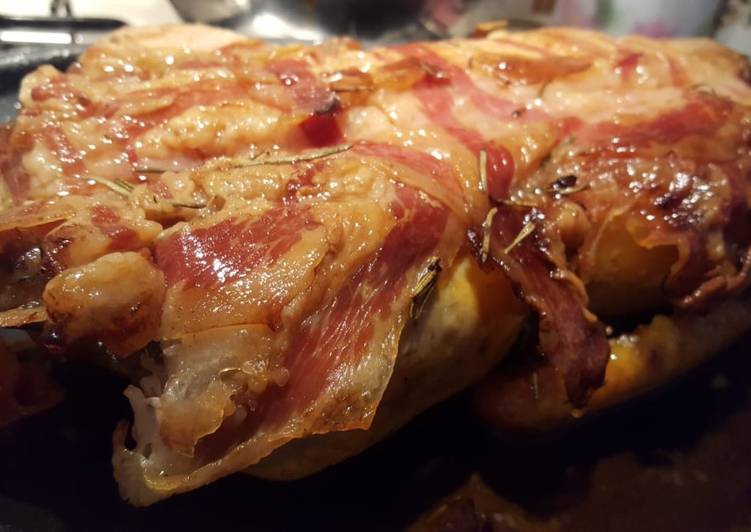 Faraona ripiena ai Funghi Champignon