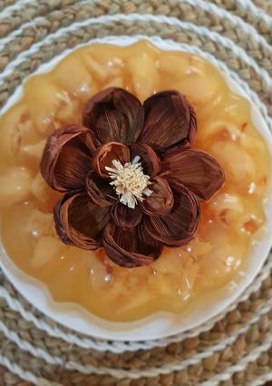 Foto resep Puding Buah Leci