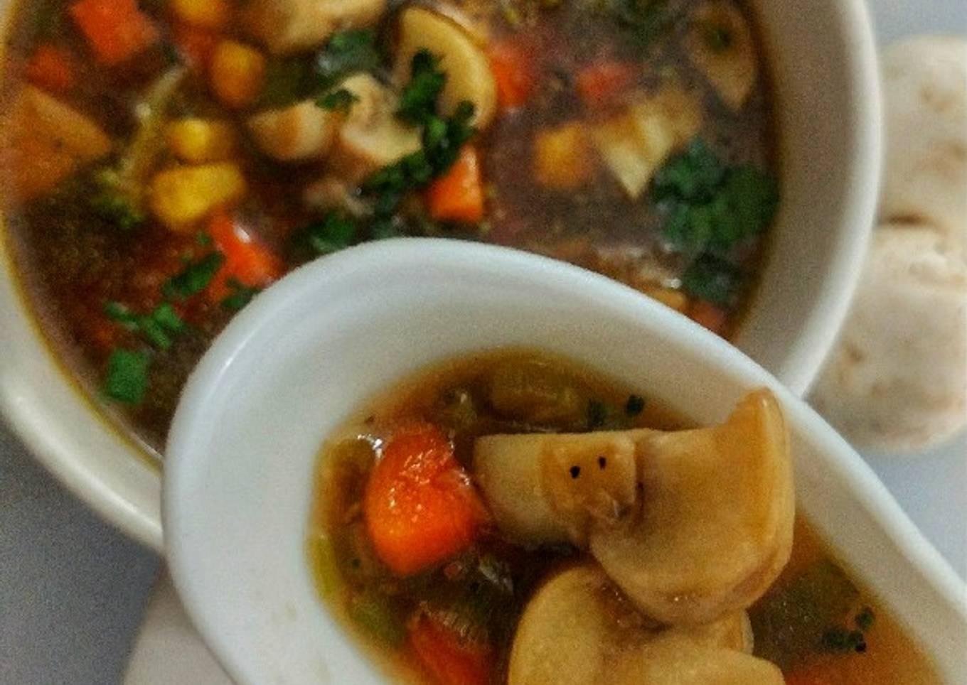 Mushroom Vegetable Soup