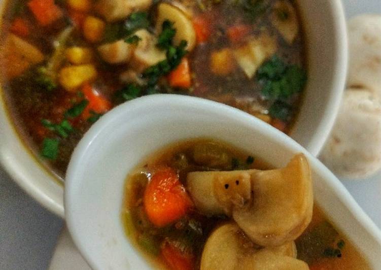 Step-by-Step Guide to Prepare Quick Mushroom Vegetable Soup