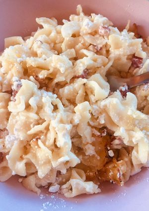 Túróstészta a sütőből recept fotója
