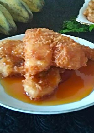 Foto resep Pisang Pasir Saos Karamel