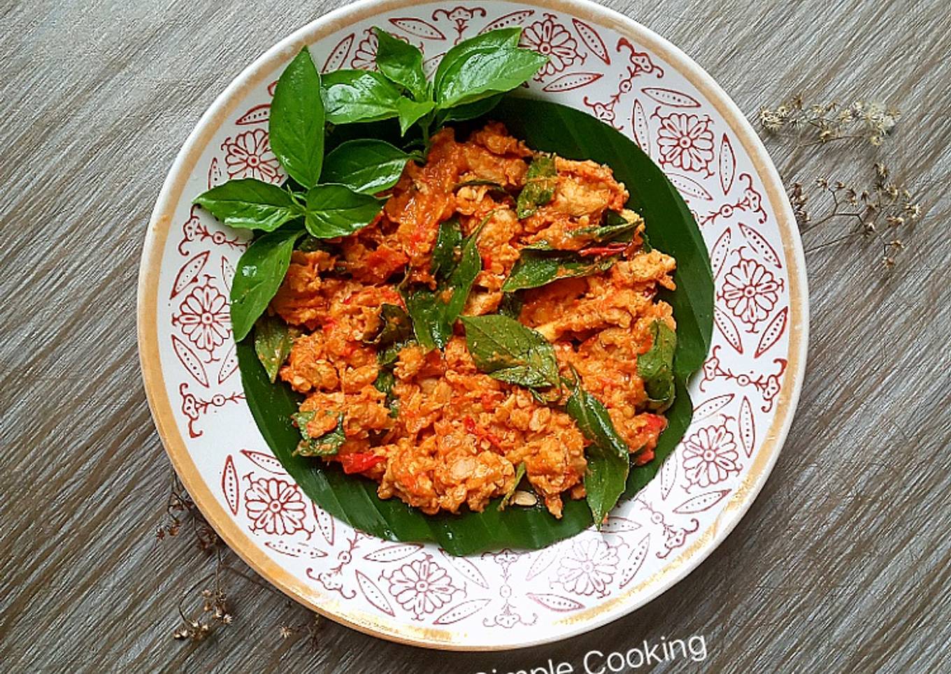 Sambal Tempe Kemangi Simple