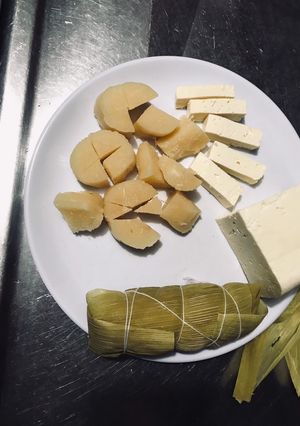Una foto de Comida de campo el queso