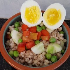 A picture of Pearl barley salad.